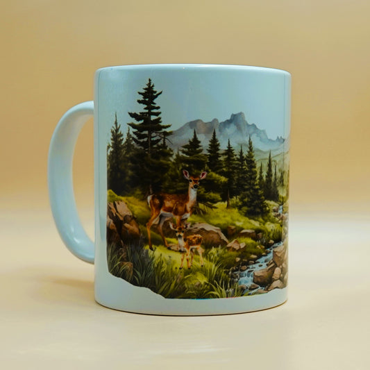 Tasse Hirschfamilie